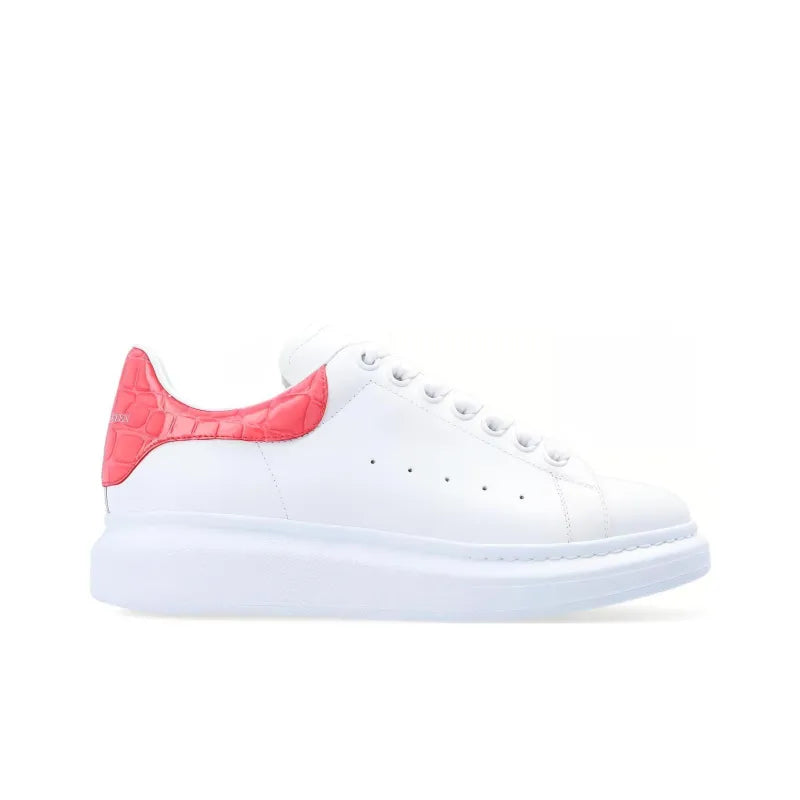 ALEXANDER MCQUEEN OVERSIZED SNEAKER &amp;#39;WHITE PINK CROCODILE&amp;#39;