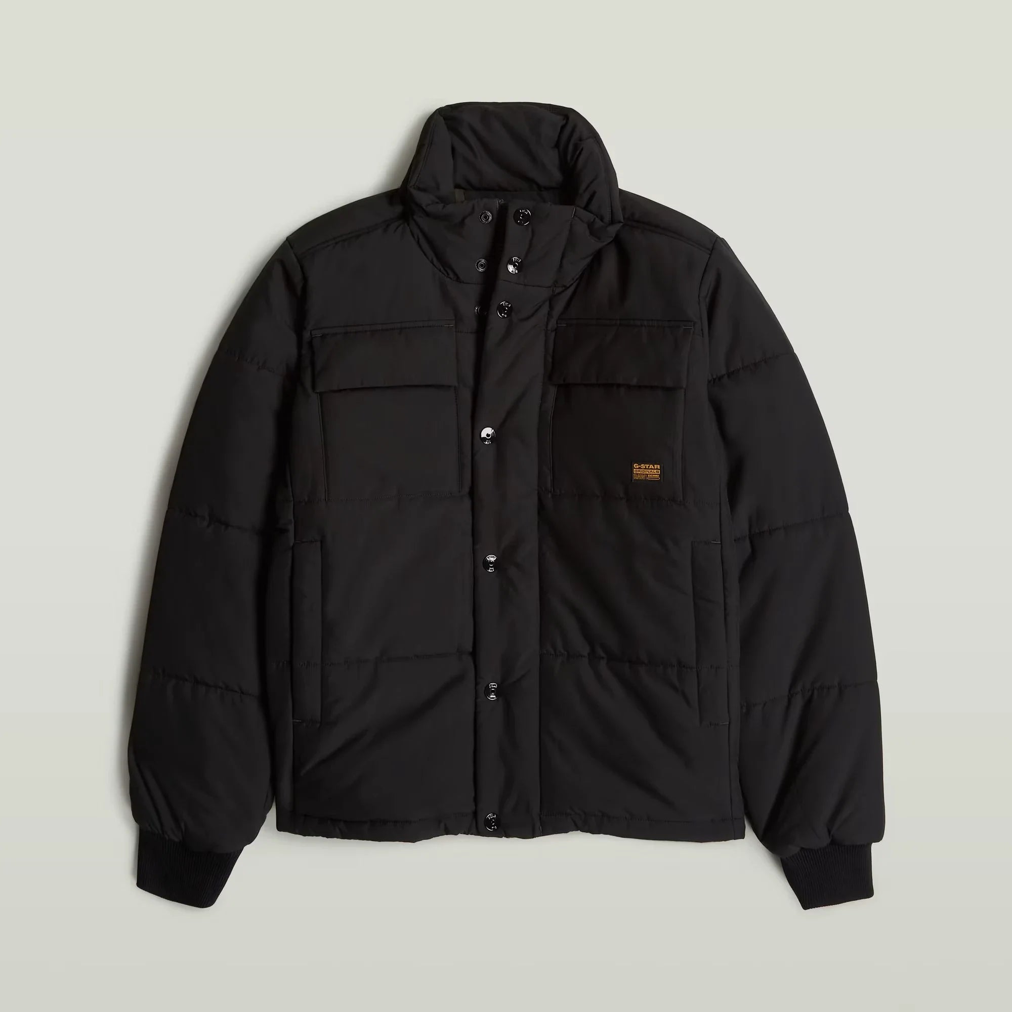 4 Pocket Quilted Padded Jacket (Black) - D25353-D712-6484