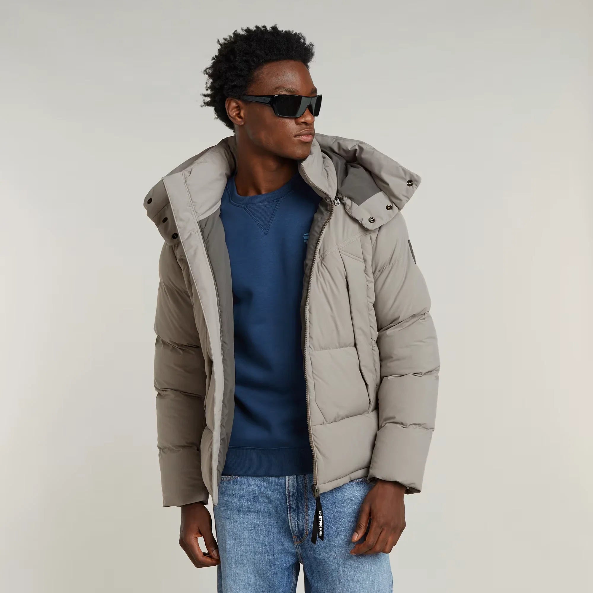 G- Whistler Padded Hooded Jacket V2 (Mushroom) - D25345-D518-G106