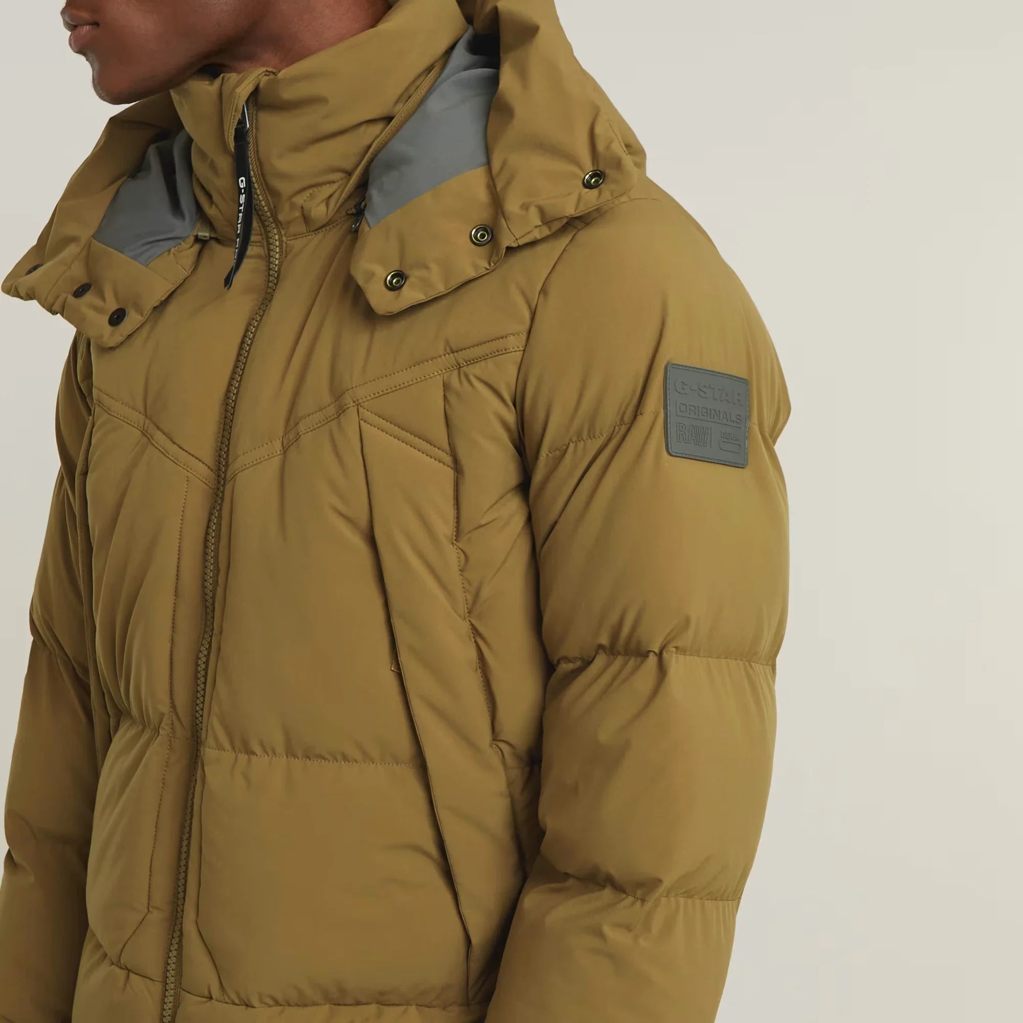 G- Whistler Padded Hooded Jacket V2 (Mustard) - D25345-D518-7162