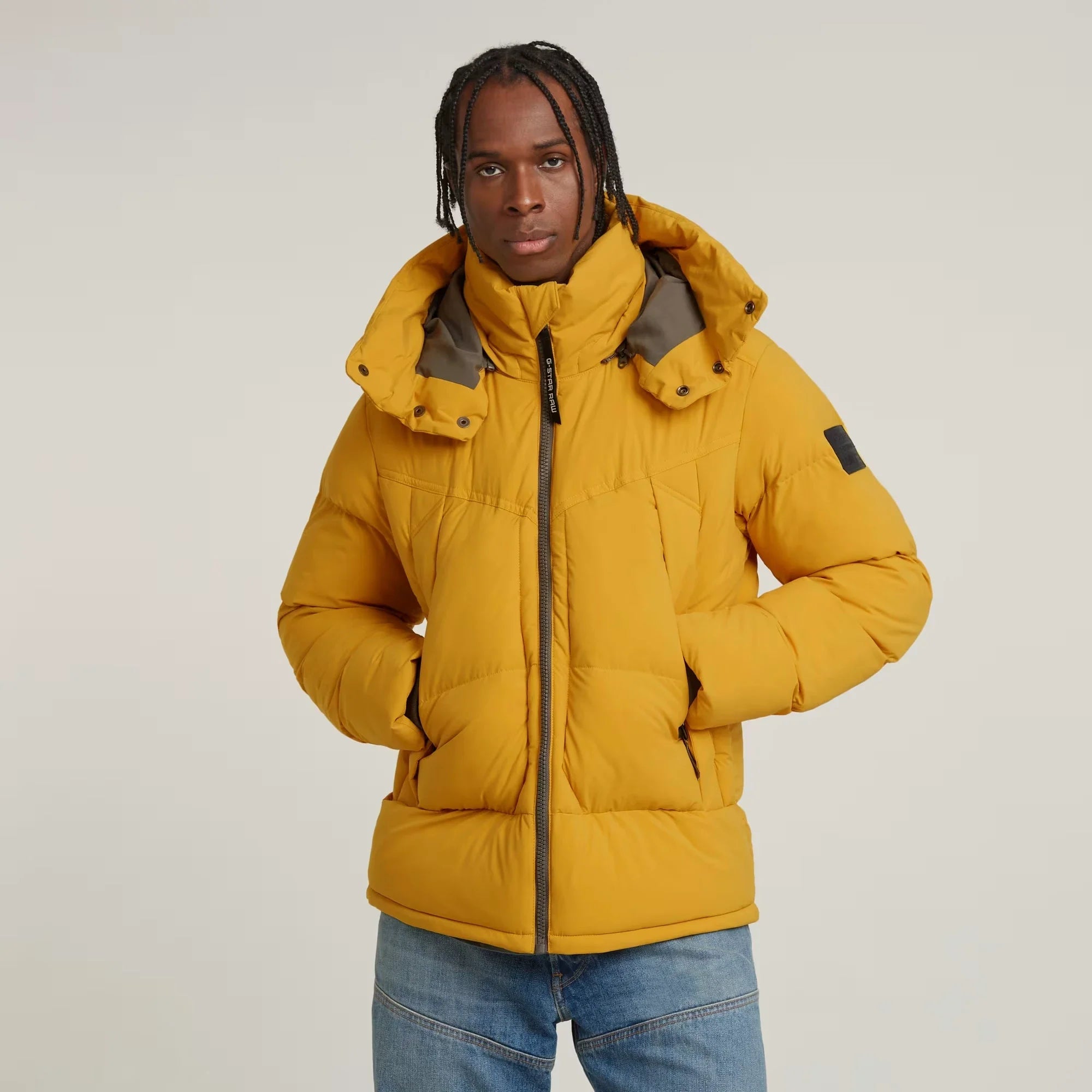 G- Whistler Padded Hooded Jacket v2 (Yellow) - D25345-D518-8171