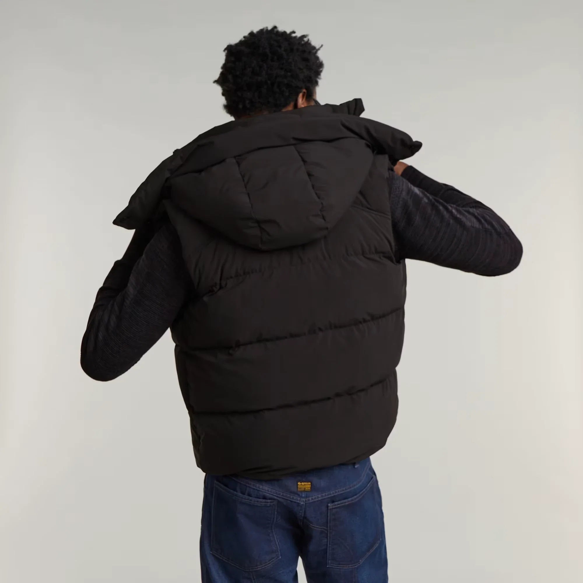 G-Whistler Padded Hooded Vest V2 (Black) - D25346-D518-6484