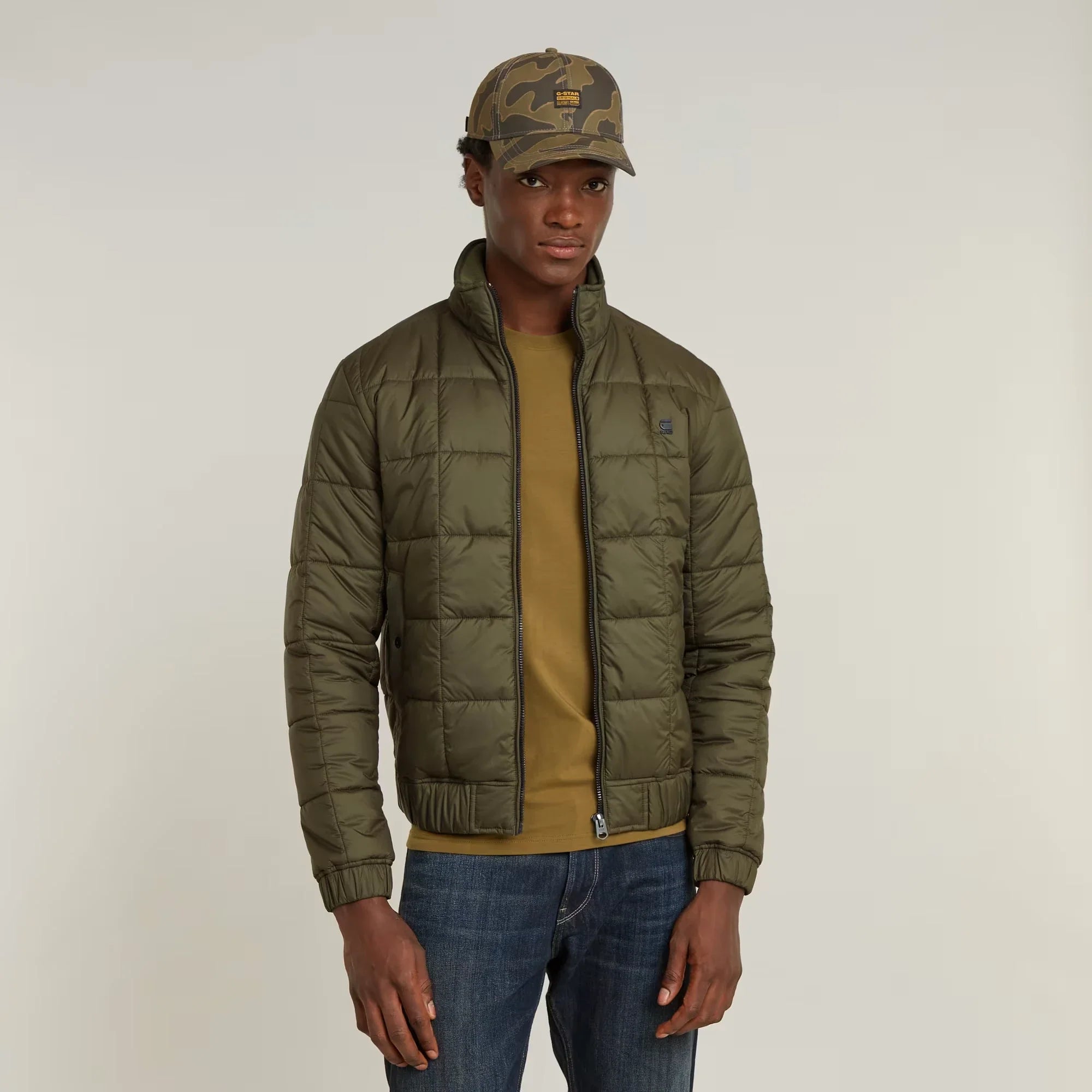 Meefic Quilted Jacket (Olive) - D25369-B958-B230