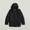 Padded Hooded Field Jacket (Black) - D25373-D738-G928