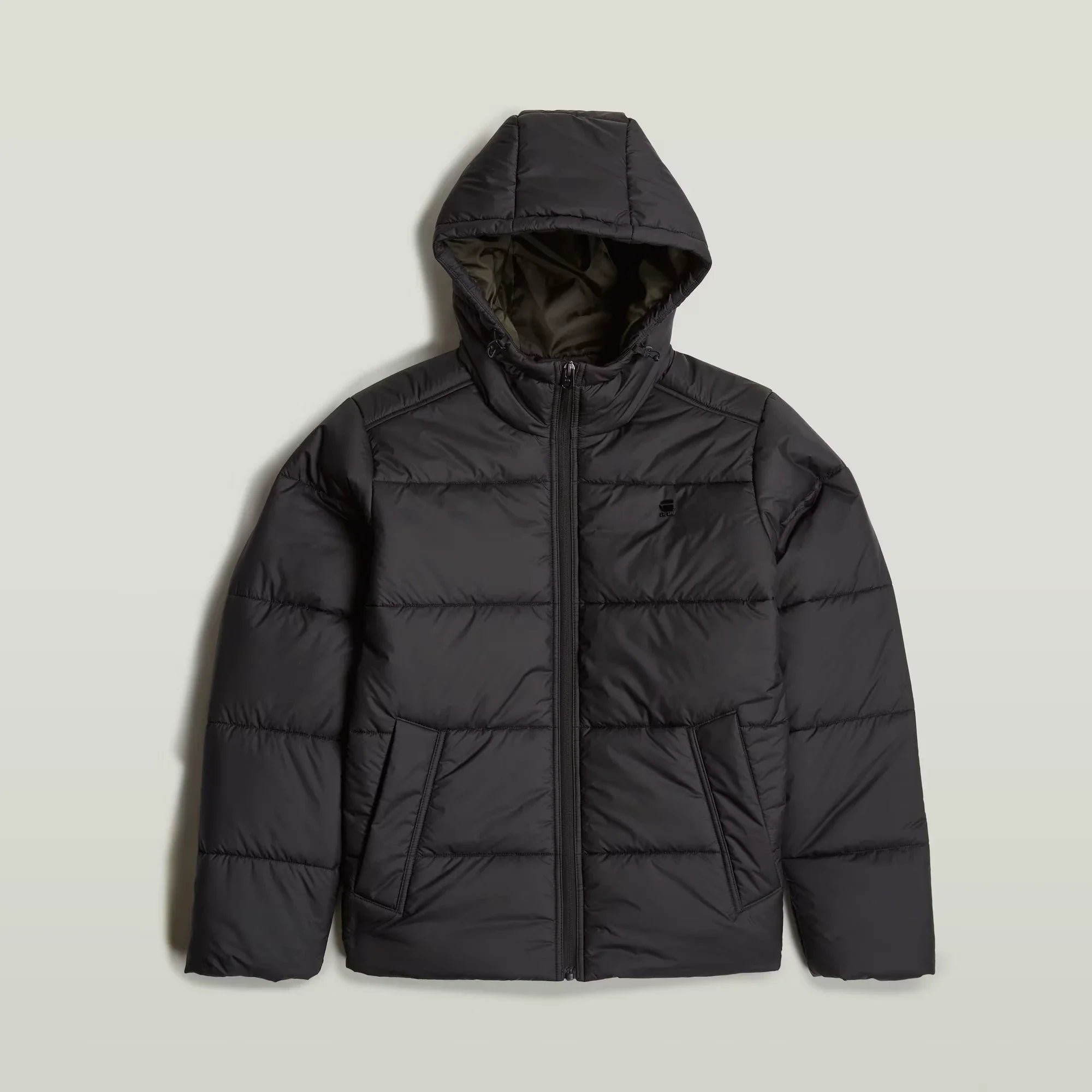 Padded Hooded Puffer (Black) - D25452-B958-6484