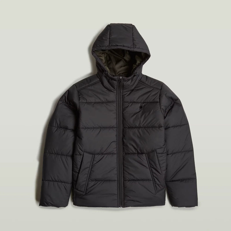Padded Hooded Puffer (Black) - D25452-B958-6484