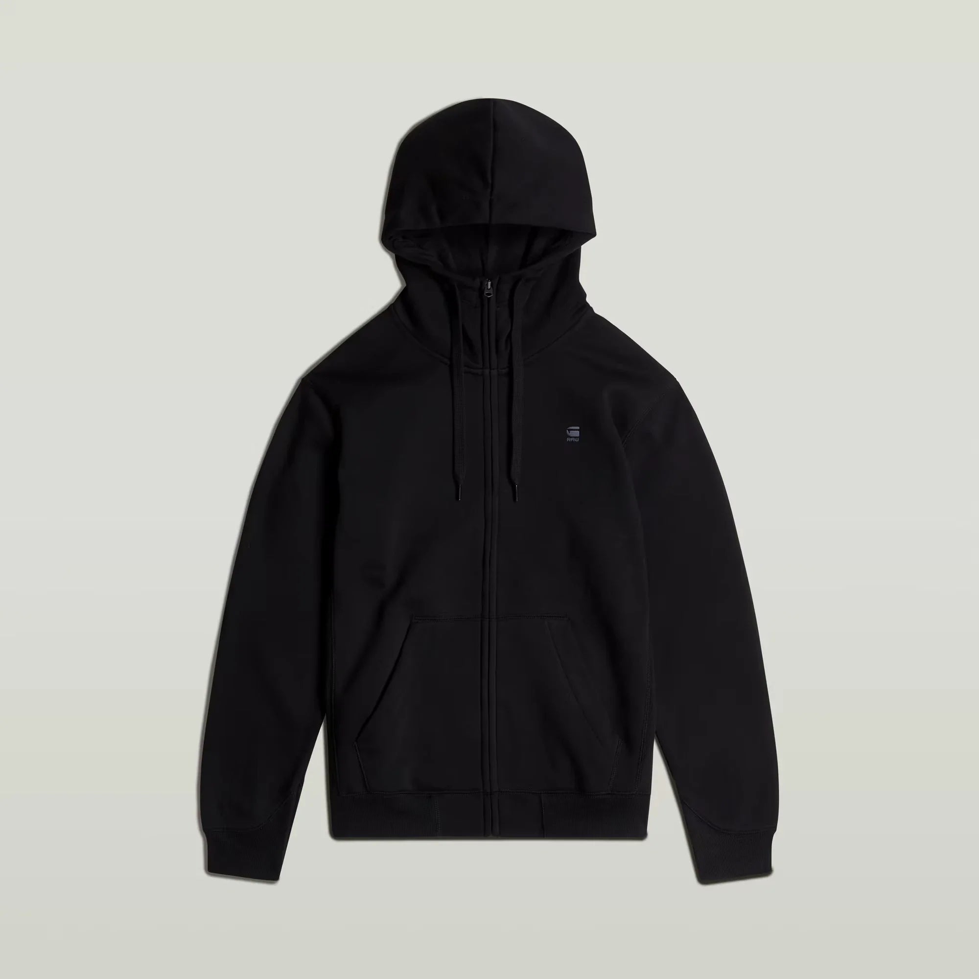 Premium Core Zip Thru Hoodie (Black) - D16122-C235-6484