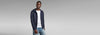 G-STAR CORE ZIPUP HOODY (Navy Blue)
