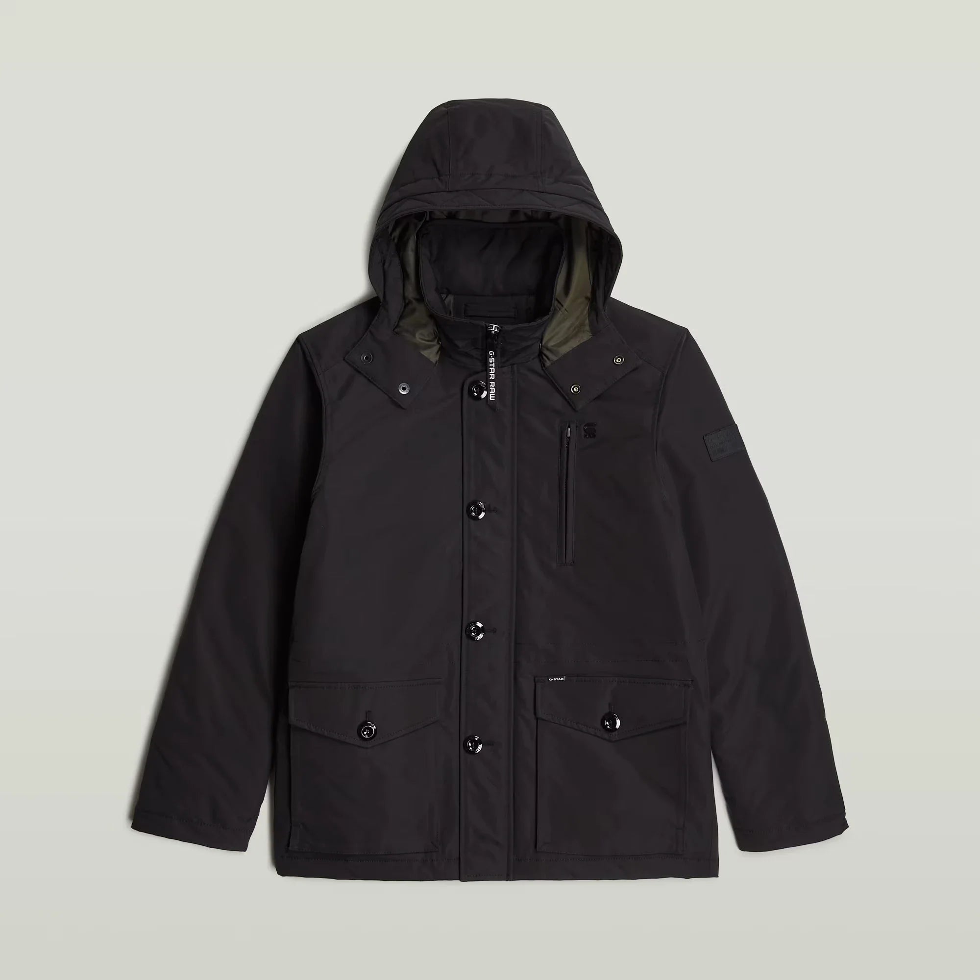 Vodan Padded Hooded Jacket (Black) - D26403-D908-6484