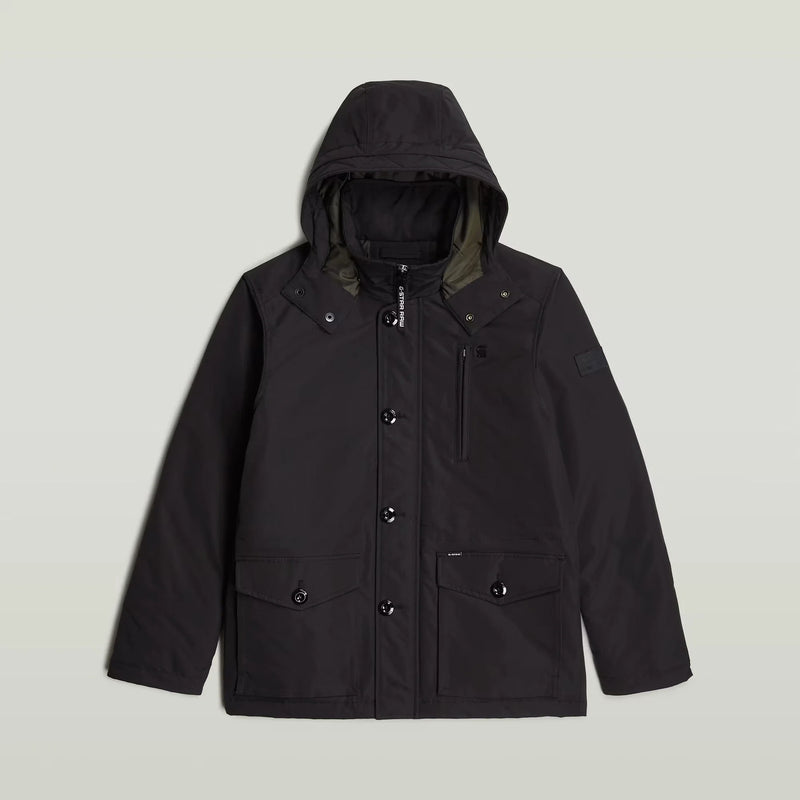 Vodan Padded Hooded Jacket (Black) - D26403-D908-6484