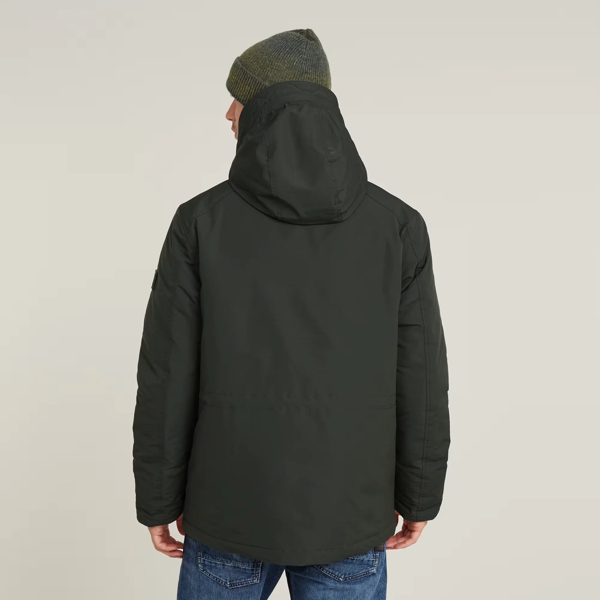 Vodan Padded Hooded Jacket (Asfalt) - D26403-D908-995