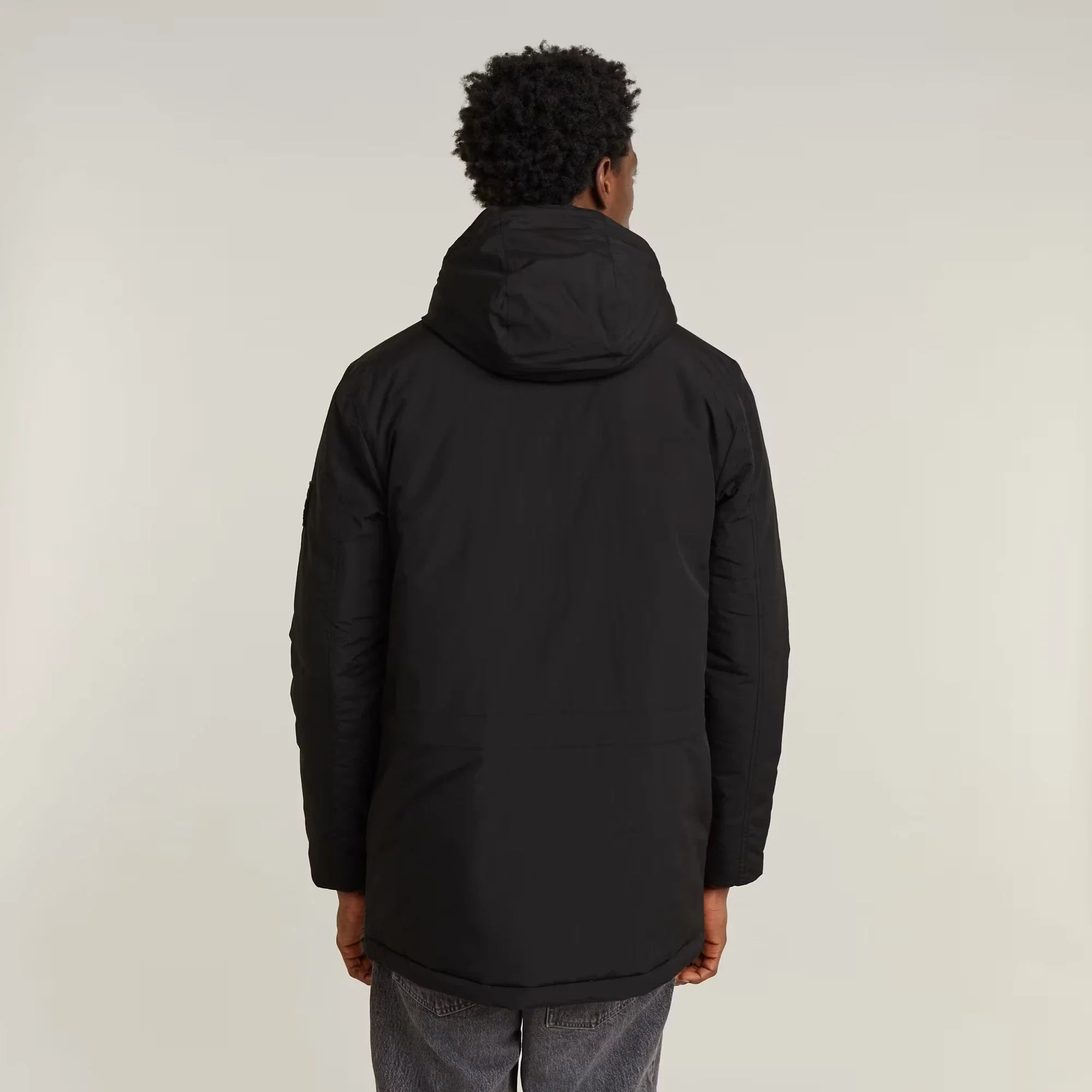 Vodan Padded Hooded Parka (Black) - D25381-D419-6484