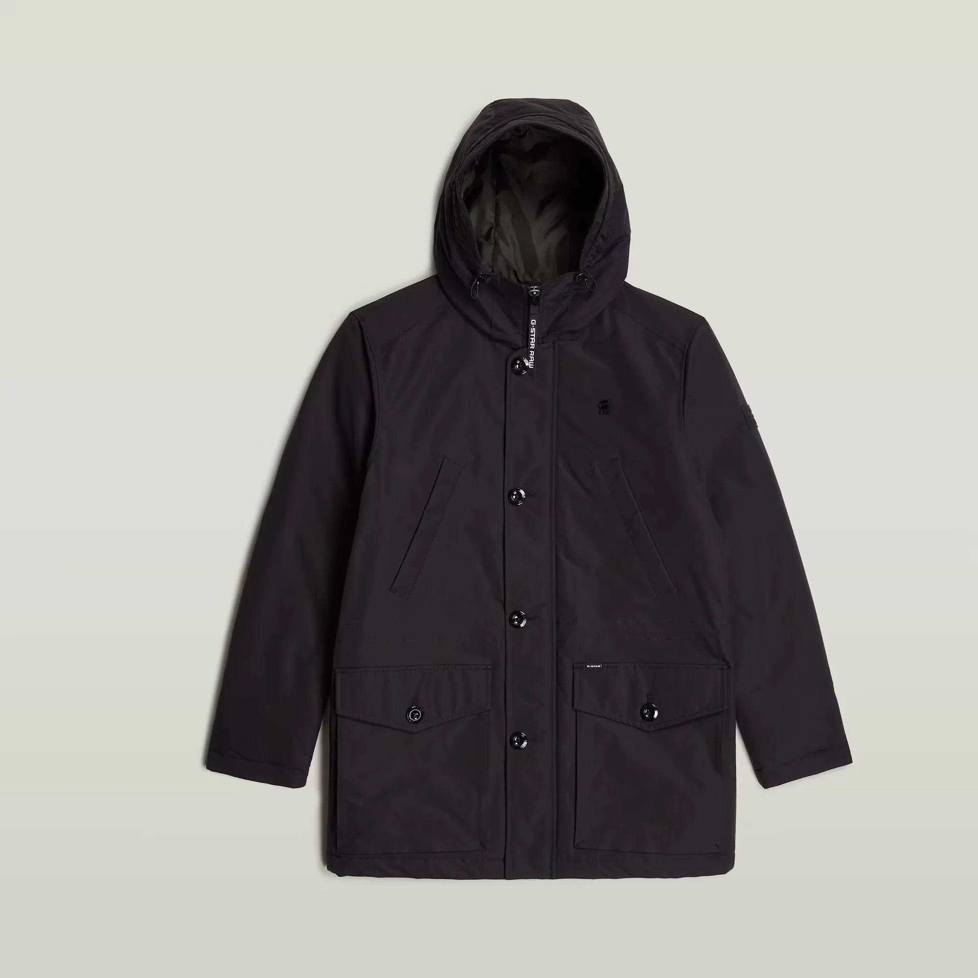 Vodan Padded Hooded Parka (Black) - D26402-D908-6484