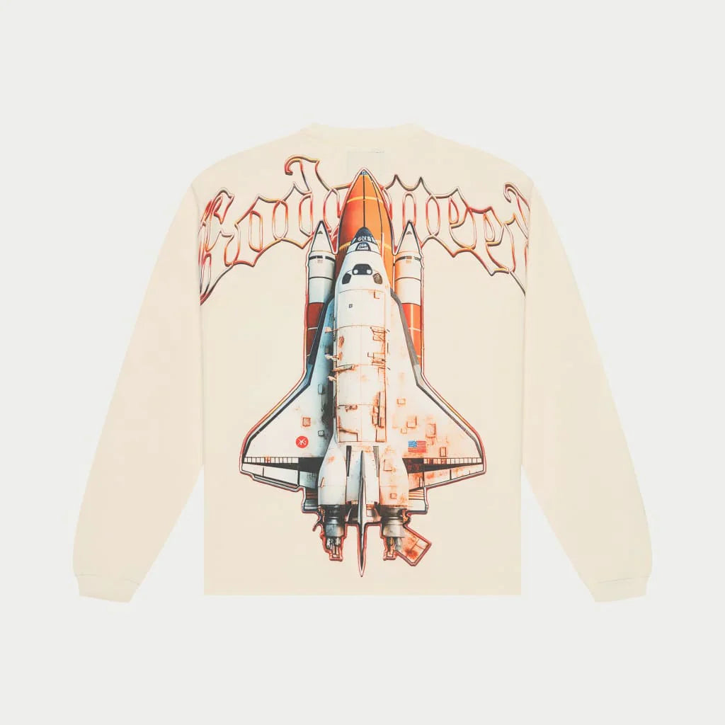 Lift Off LS T-Shirt (Bone) - GLOLSTEEBNE