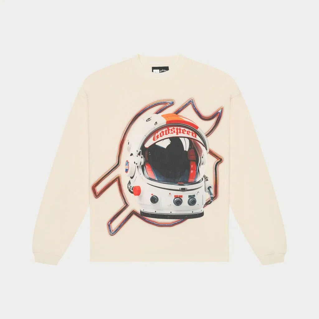 Lift Off LS T-Shirt (Bone) - GLOLSTEEBNE