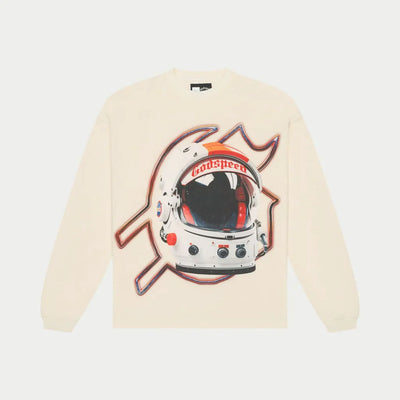 Lift Off LS T-Shirt (Bone) - GLOLSTEEBNE