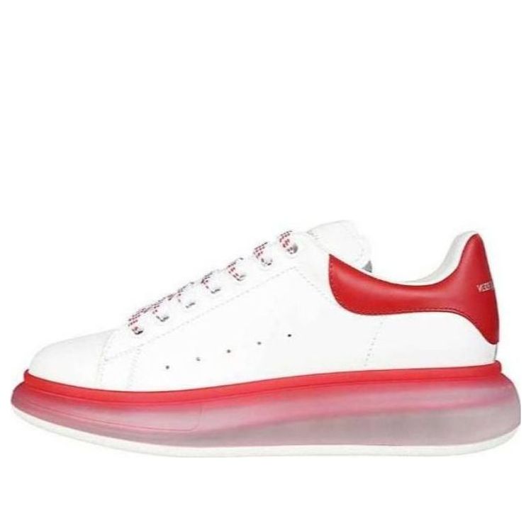 Alexander McQueen Oversized Larry Sneakers &amp;#39;White Red&amp;#39; 757709WIE879716 #