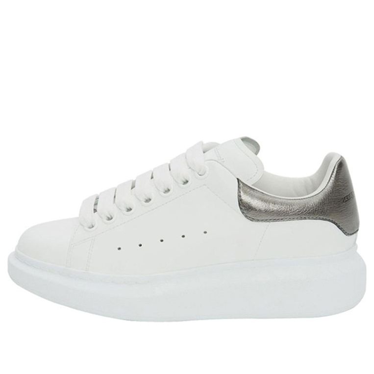 (WMNS) Alexander McQueen Oversized Sneaker &amp;#39;Bleach White Silver&amp;#39; 553770WHFBU9042 #