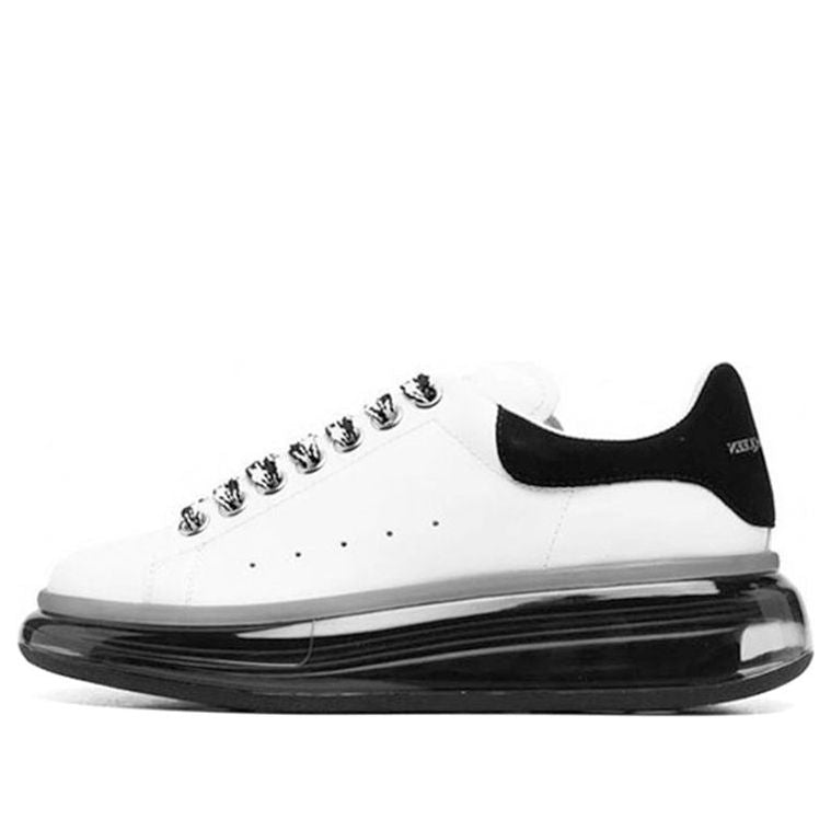 (WMNS) Alexander McQueen Oversized Sneaker &amp;#39;White Black Sole&amp;#39; 611698WHXMA9061 #