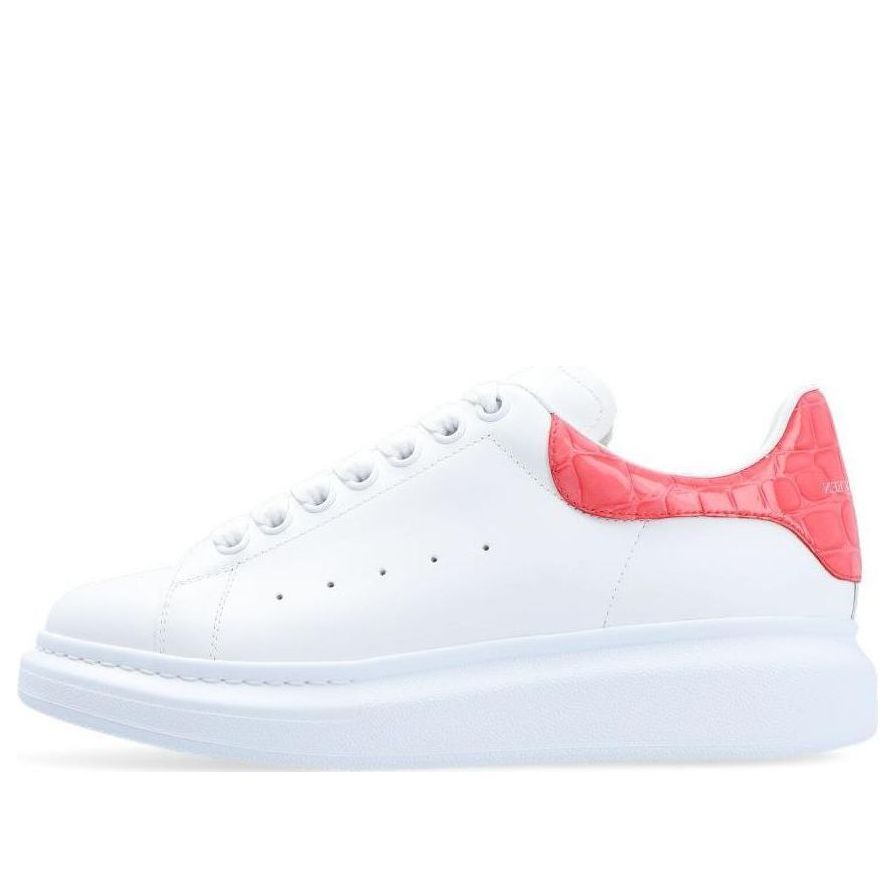 (WMNS) Alexander McQueen Oversized Sneaker &amp;#39;White Pink&amp;#39; 553770WHXMY9663 #