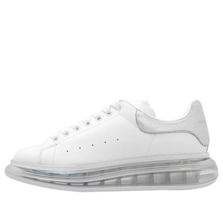 Alexander McQueen Clear Sole Oversized Sneaker &amp;#39;White Pearl&amp;#39; 662657WID319637 #