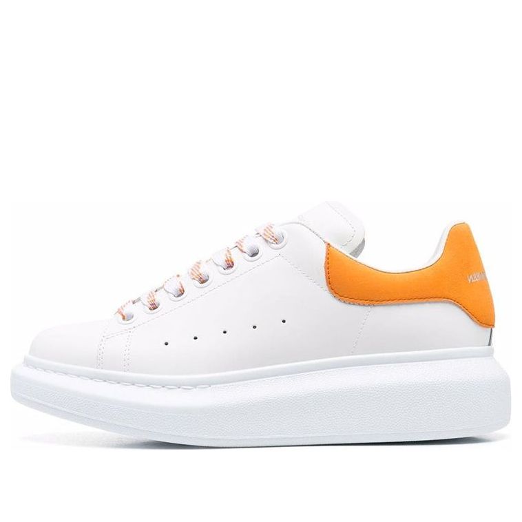 (WMNS) Alexander McQueen Oversized Sneaker &amp;#39;Orange Suede&amp;#39; 553770WHGP79756 #