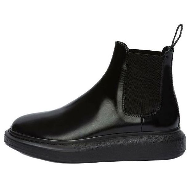 (WMNS) Alexander McQueen Hybrid Chelsea Boot &amp;#39;Black&amp;#39; 586398WHX521000 #