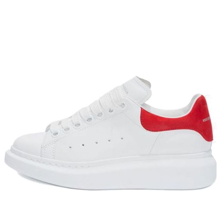 (WMNS) Alexander McQueen Oversized Sneaker &amp;#39;White Red&amp;#39; 462214WHGP79676 #