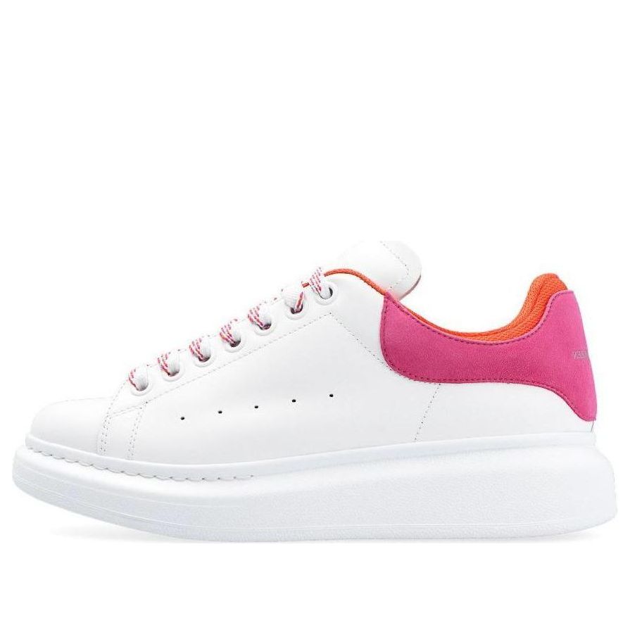 (WMNS) Alexander McQueen Oversized Low-Top Sneakers &amp;#39;White Rose Pink&amp;#39; 697103WIBNH9858 #