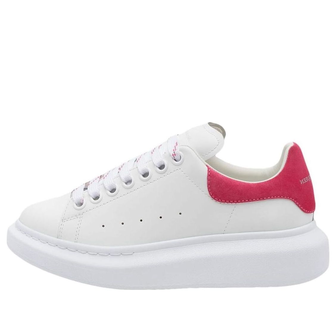 (WMNS) Alexander McQueen Oversized Sneakers &amp;#39;White Rose Pink&amp;#39; 718139WIBN28844 #