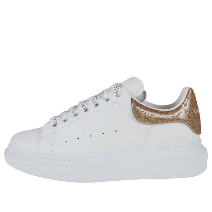 (WMNS) Alexander McQueen Oversize Sole Shoes &amp;#39;White Gold&amp;#39; 718239WICGJ9053 #
