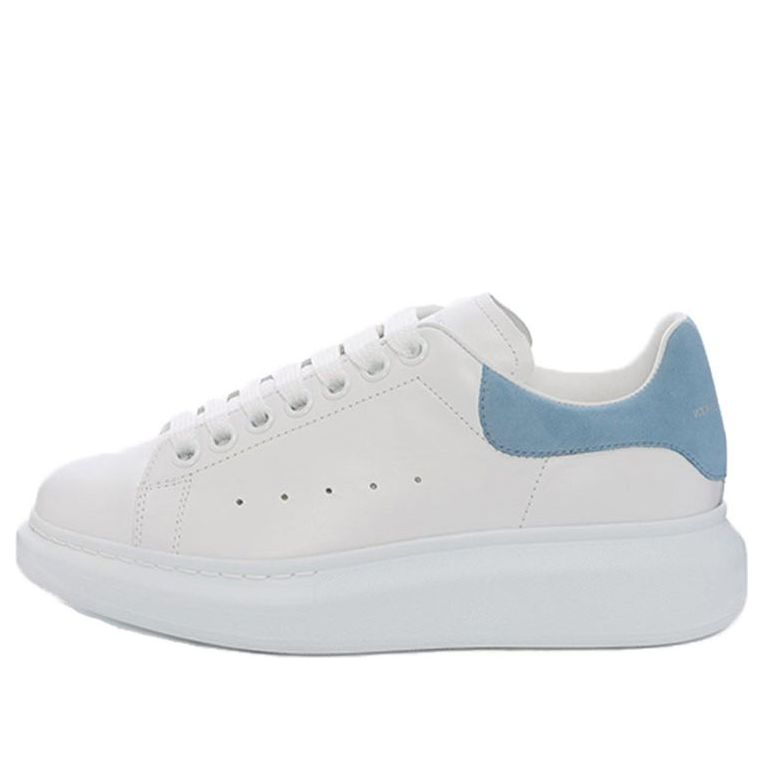 (WMNS) Alexander McQueen Oversized Sneaker &amp;#39;White Dream Blue Suede&amp;#39; 553770WHGP79048 #