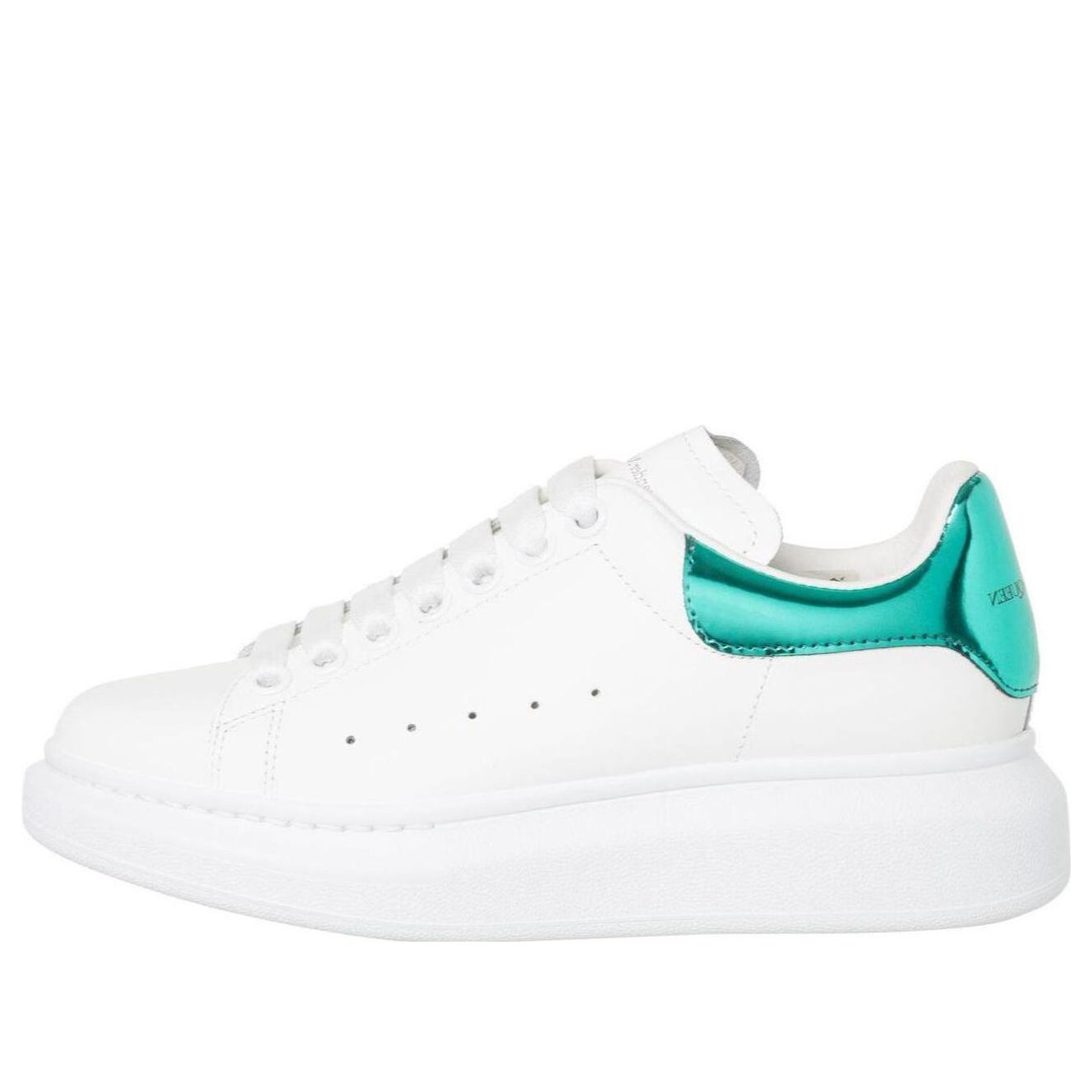 (WMNS) Alexander McQueen Oversized Sneaker &amp;#39;White Emerald&amp;#39; 676702WICGG9079 #