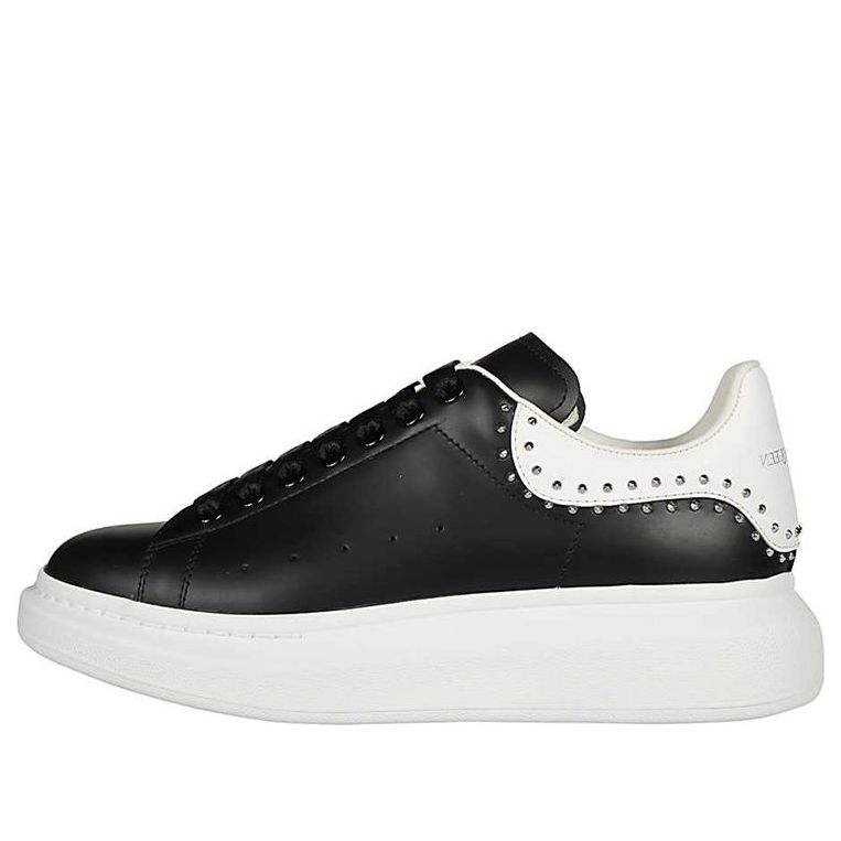 Alexander McQueen Oversized Sneaker &amp;#39;Black Studs&amp;#39; 628017WHTQQ1071 #