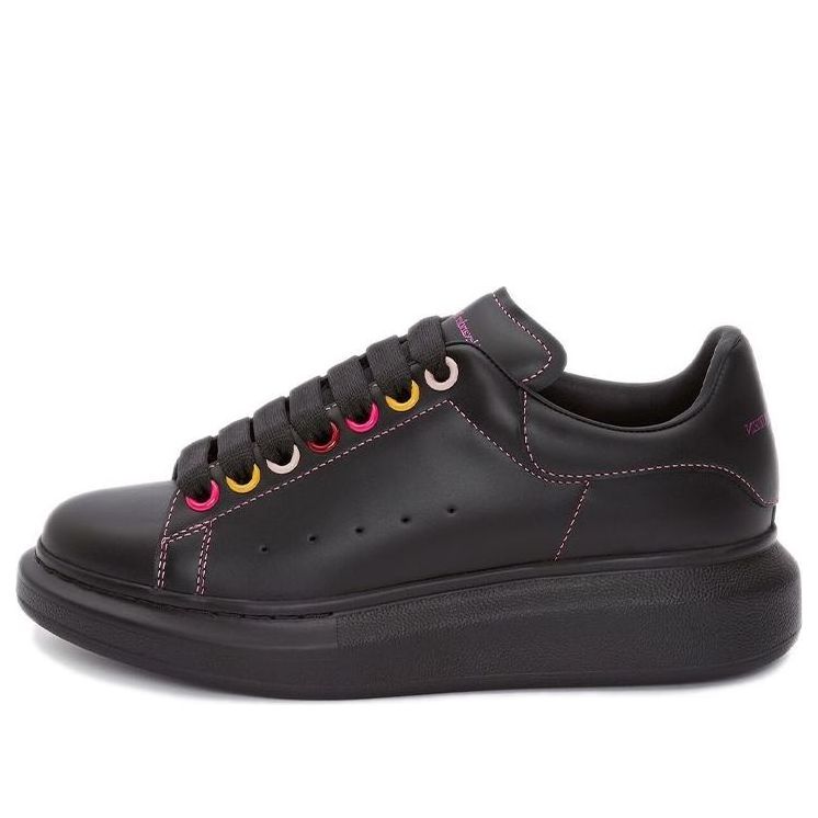 (WMNS) Alexander McQueen Oversized Sneaker &amp;#39;Black Rainbow&amp;#39; 553770WHZ4S1312 #