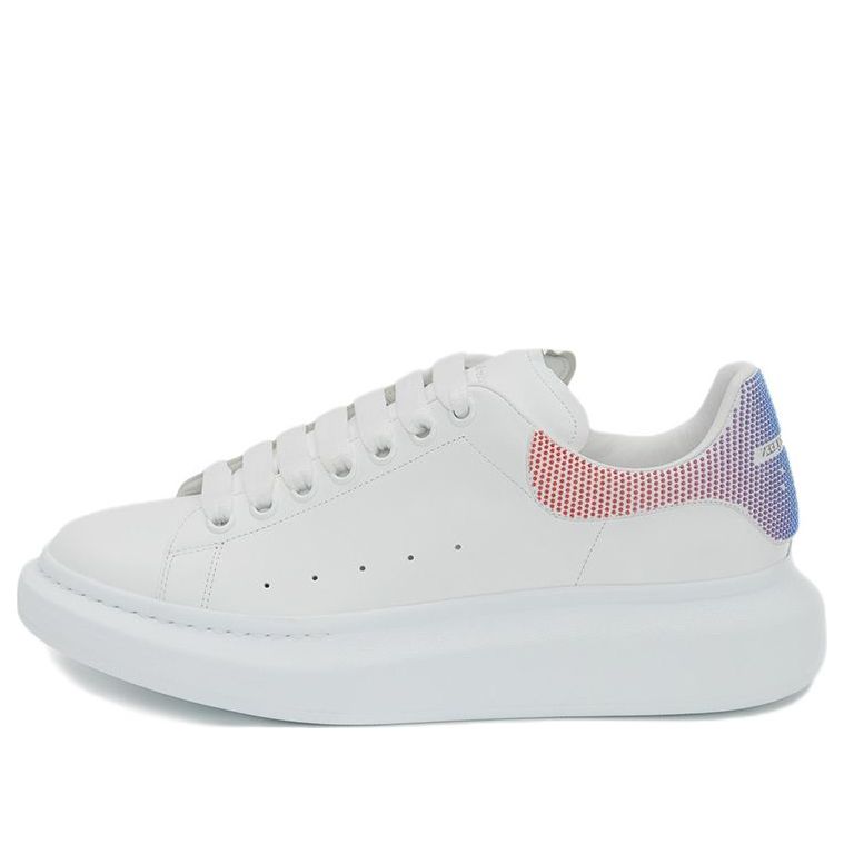 Alexander McQueen Thick-soled Low-top Sneakers &amp;#39;White Pink Purple&amp;#39; 711139WICG48983 #