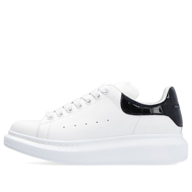 (WMNS) Alexander McQueen Oversized Sneaker &amp;#39;White Black&amp;#39; 553770WHXMY9061 #