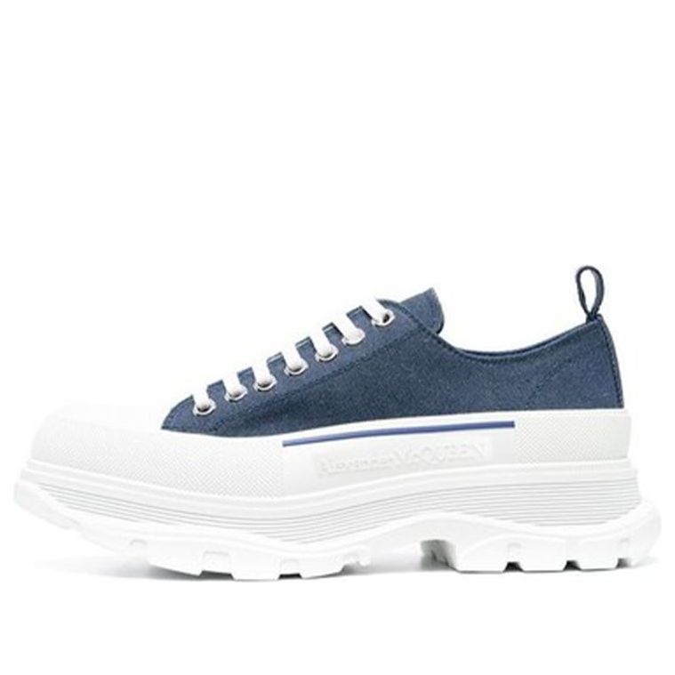Alexander McQueen Treadslick Sneakers &amp;#39;Indigo Blue&amp;#39; 604257W4PD14177 #.