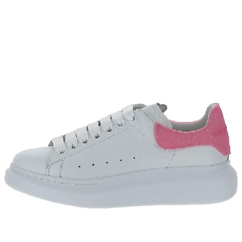 (WMNS) Alexander McQueen Oversized Sneakers &amp;#39;White Bright Pink&amp;#39; 718157WIAF19753 #