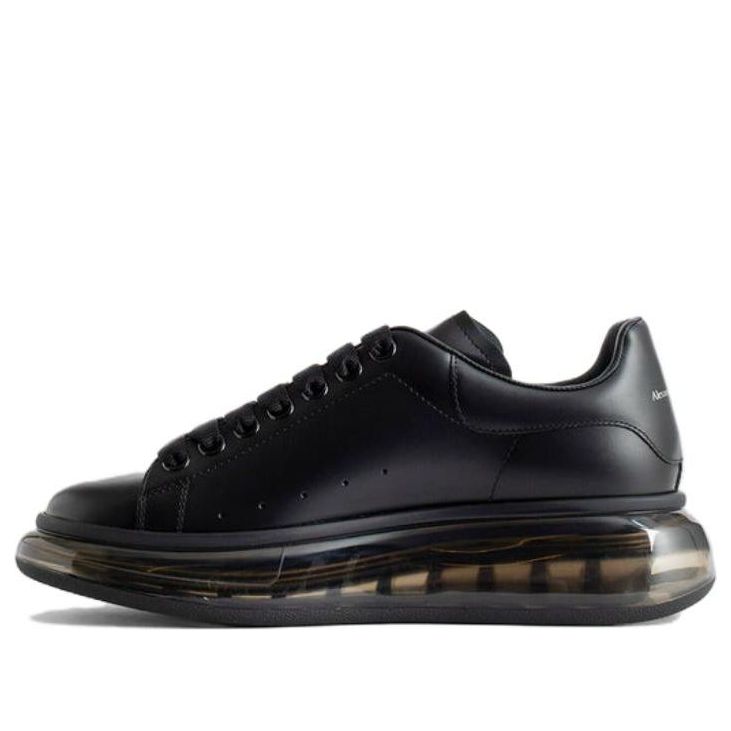 Alexander McQueen Oversized Sneaker &amp;#39;Black Shiny Sole&amp;#39; 604232WHX981000 #