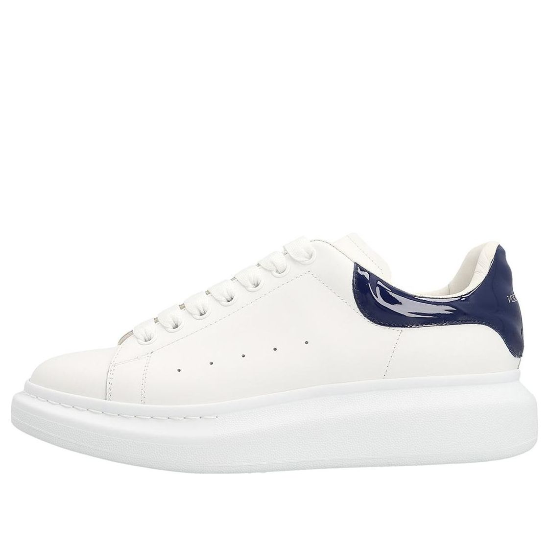 Alexander McQueen Oversized Sneaker &amp;#39;White Navy&amp;#39; 727390WICGW9095 #