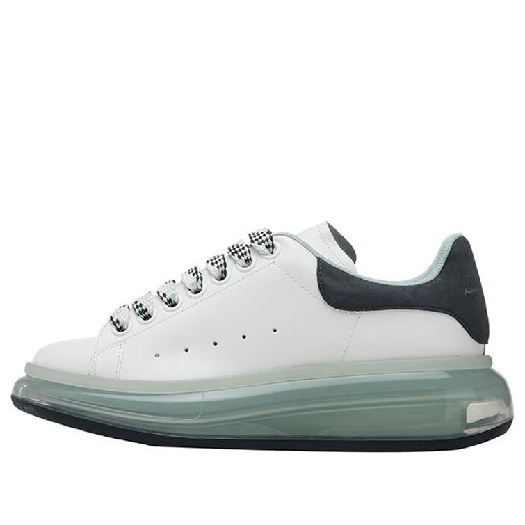 (WMNS) Alexander McQueen Transparent Sole Oversized Sneakers &amp;#39;White Green&amp;#39; 666893WHXMA9995 #