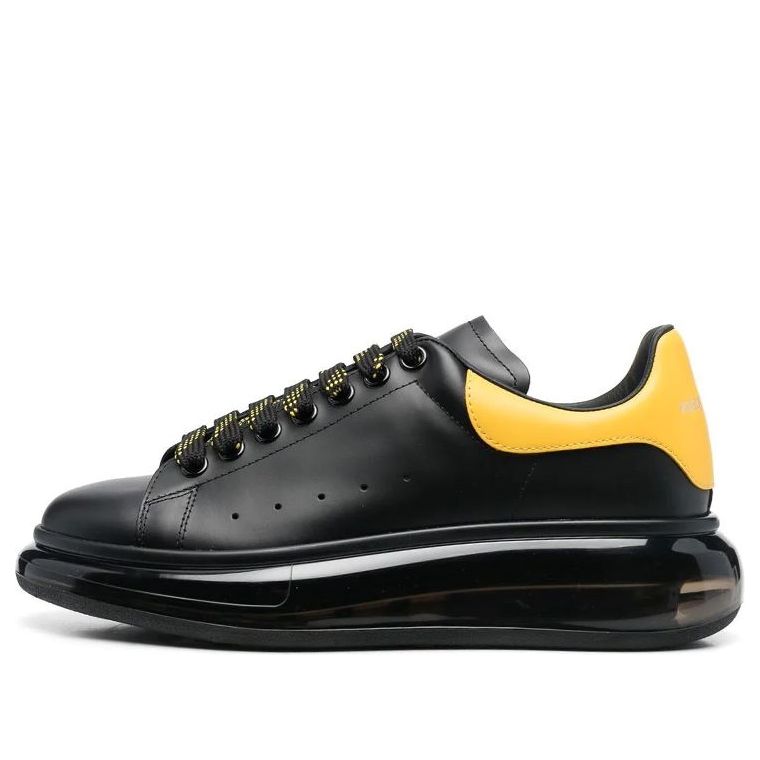 Alexander McQueen Oversized Sneaker &amp;#39;Black Yellow&amp;#39; 604232WHX981087 #