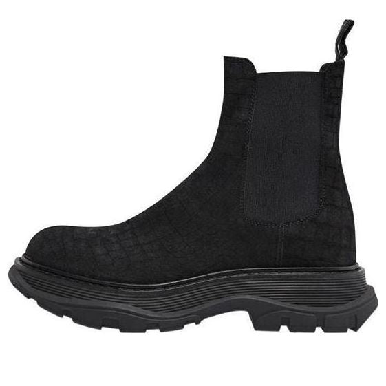 Alexander McQueen Chelsea Boots &amp;#39;Core Black&amp;#39; 645876WHZH11000 #