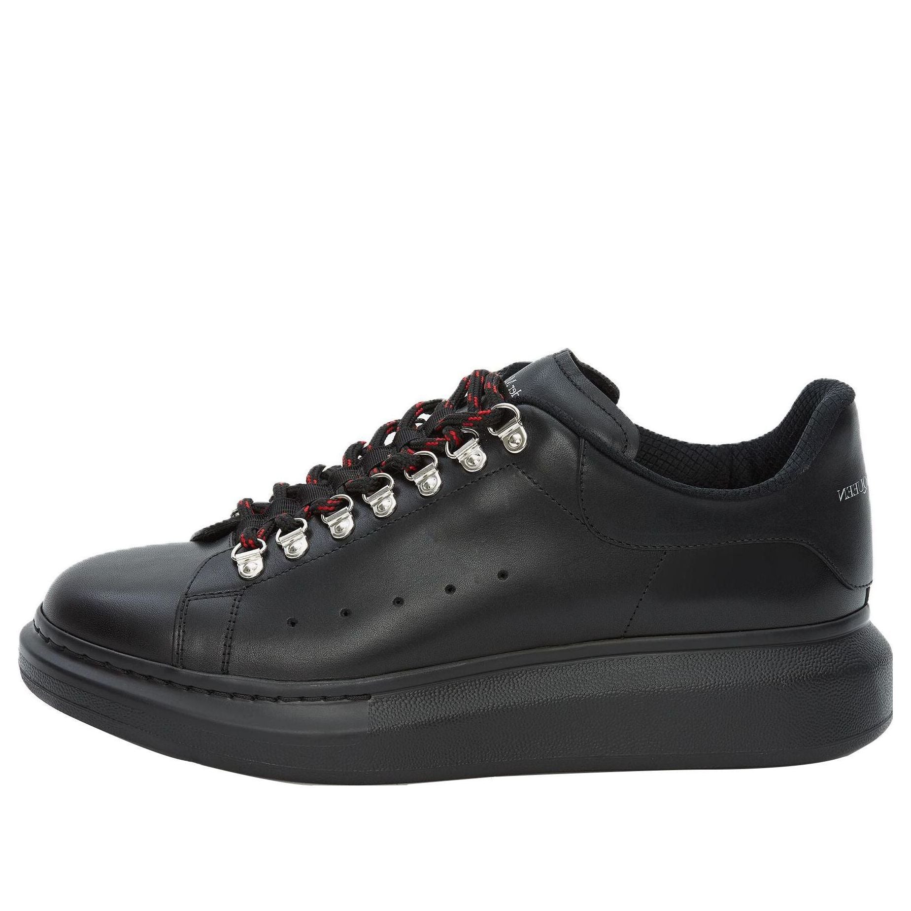 Alexander McQueen Oversized Sneaker with Hook eyelets &amp;#39;Black&amp;#39; 604248WHRWA1000 #