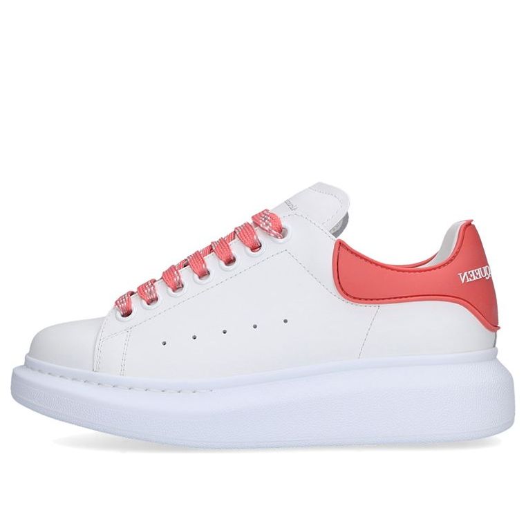 (WMNS) Alexander McQueen Oversized Sneaker &amp;#39;White Coral&amp;#39; 621056WHXMT9097 #