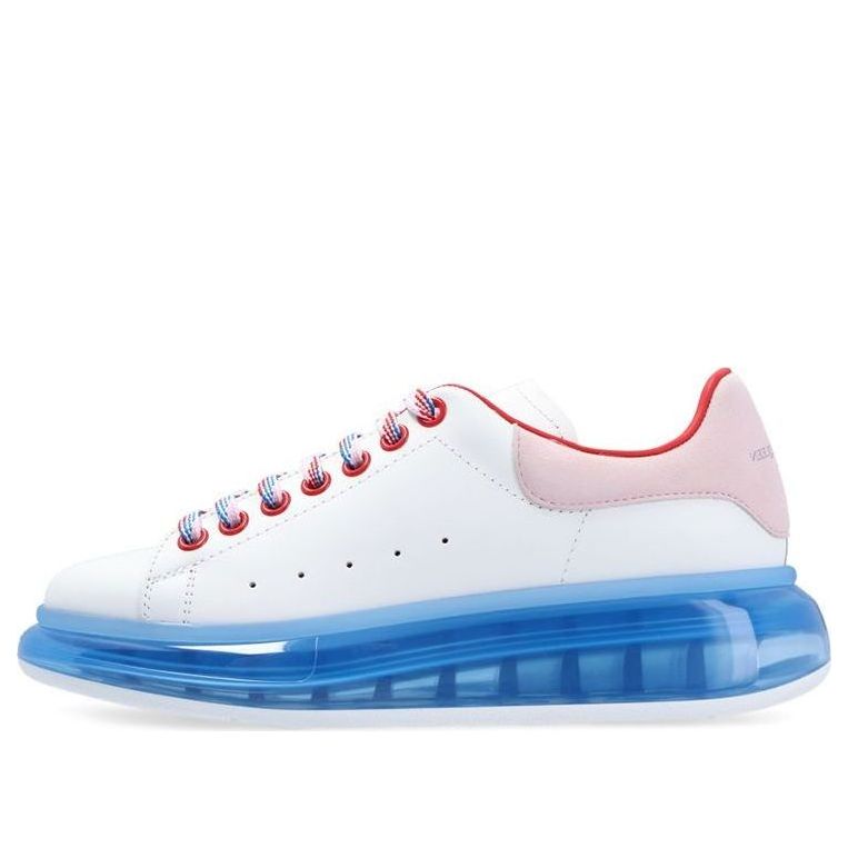 (WMNS) Alexander McQueen Oversized Sneaker &amp;#39;White Blue&amp;#39; 611698WHXMA9623 #