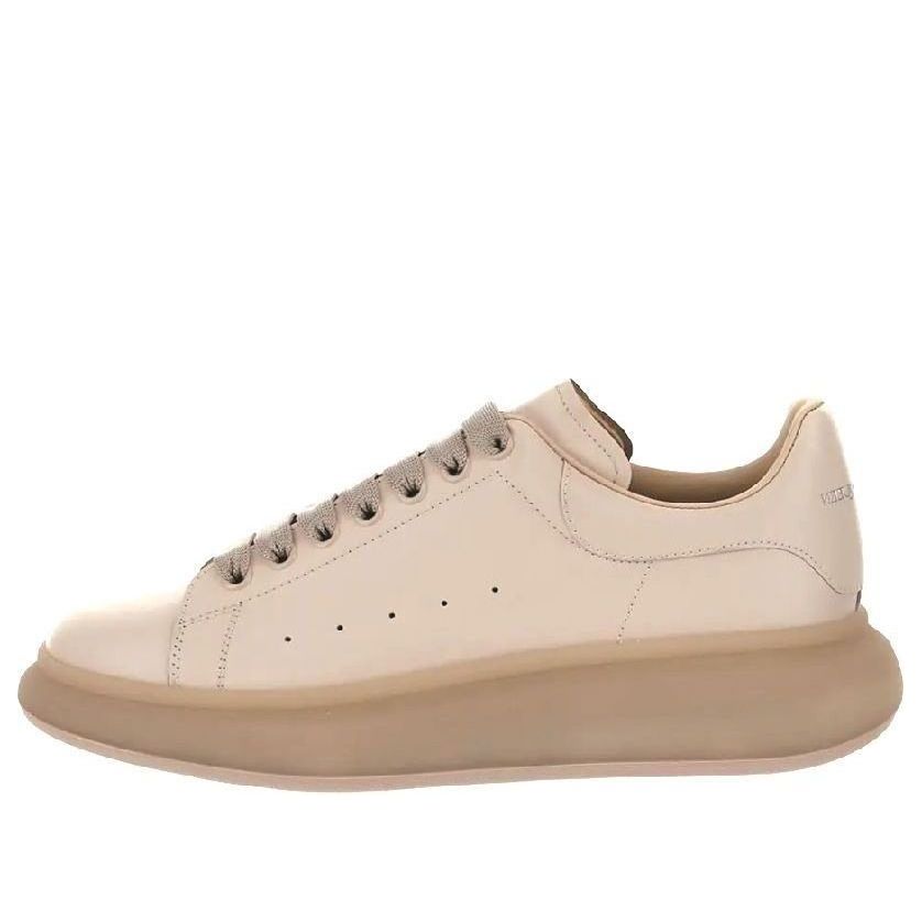 Alexander McQueen Oversized Low-Top Sneakers &amp;#39;Beige&amp;#39; 709817WIBNY2404 #