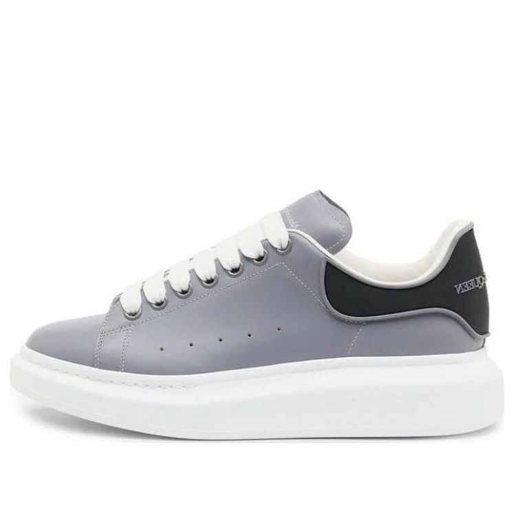 Alexander McQueen Oversized Sneaker &amp;#39;Gun Grey&amp;#39; 727394WHXMT1643 #