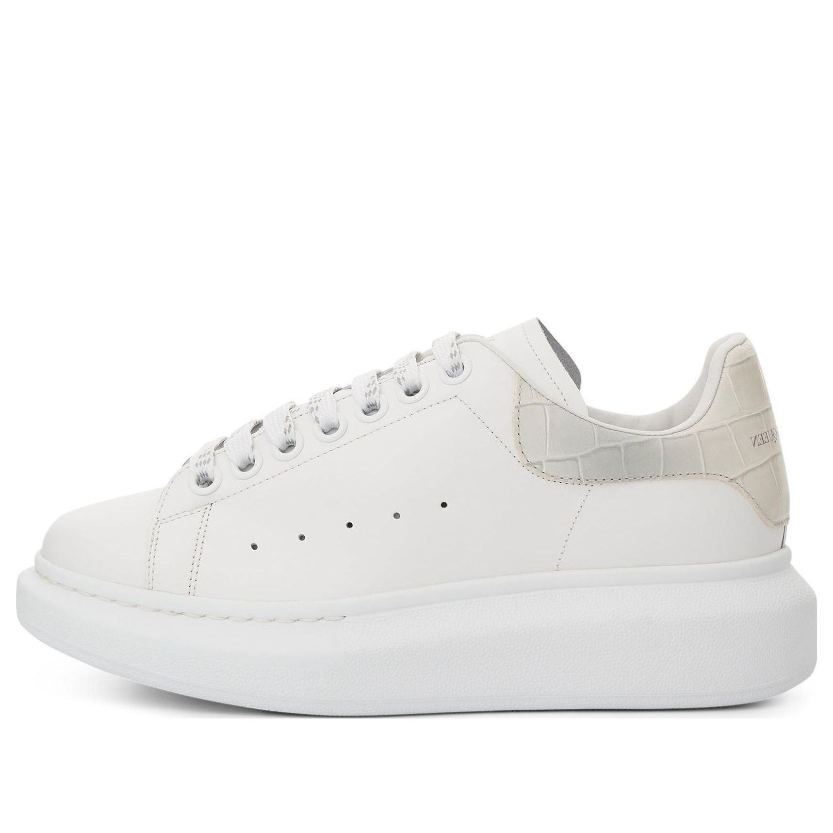 (WMNS) Alexander McQueen Oversized Low-Top Sneakers &amp;#39;White Beige&amp;#39; 718233WICG68959 #